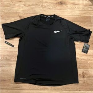 Nike Pro Black Dri-FIT Slim Fit T-Shirt